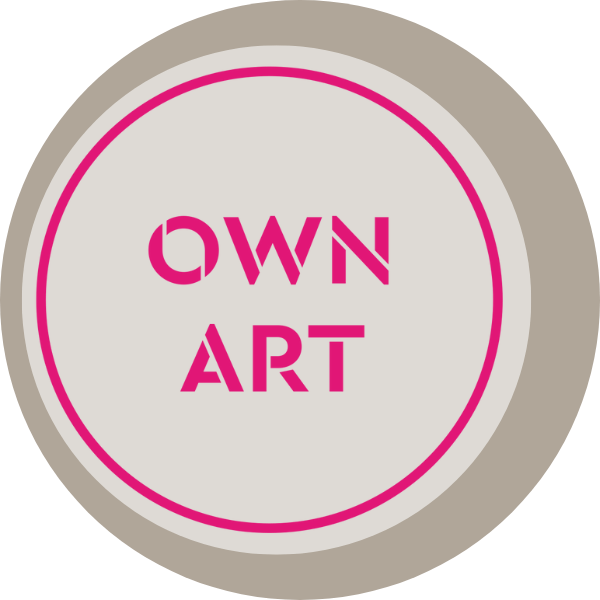 Own art logo in circle