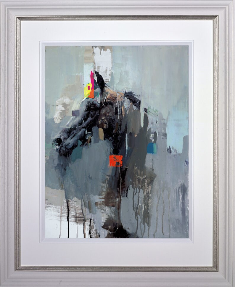 Christian-Hook-La-Idea-de-una-Cabeza-de-caballo-paper framed Christian-Hook-La-Idea-de-una-Cabeza-de-caballo-paper framed