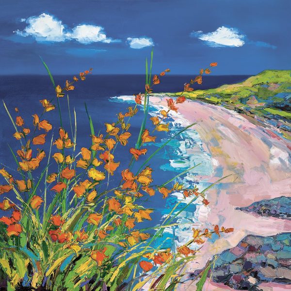 Summer Flowers by the Beach by Judith Bridgland