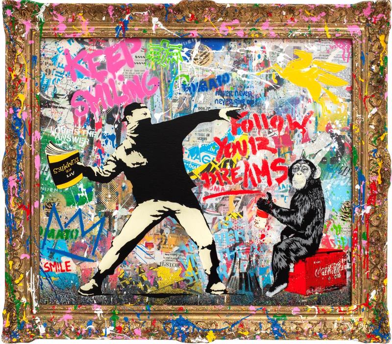 Pop Wall by Mr Brainwash