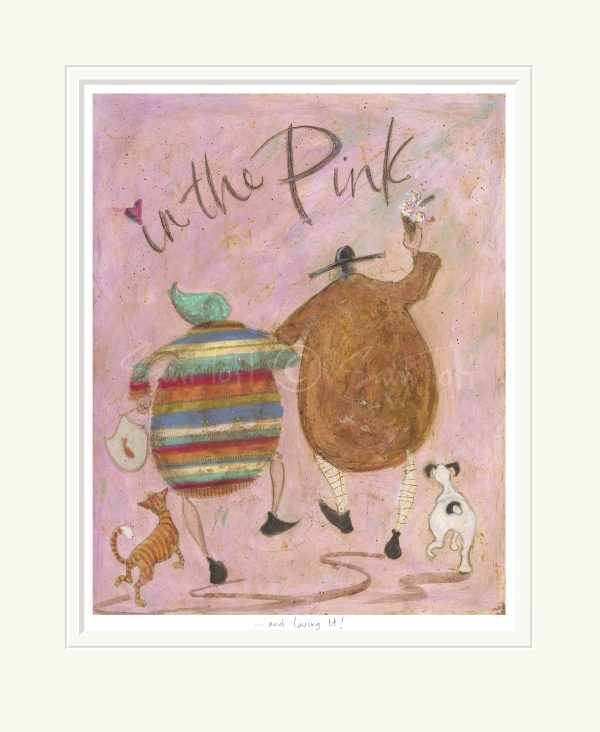 Sam Toft In the Pink and Lovin it. "The Mustards". Mounted