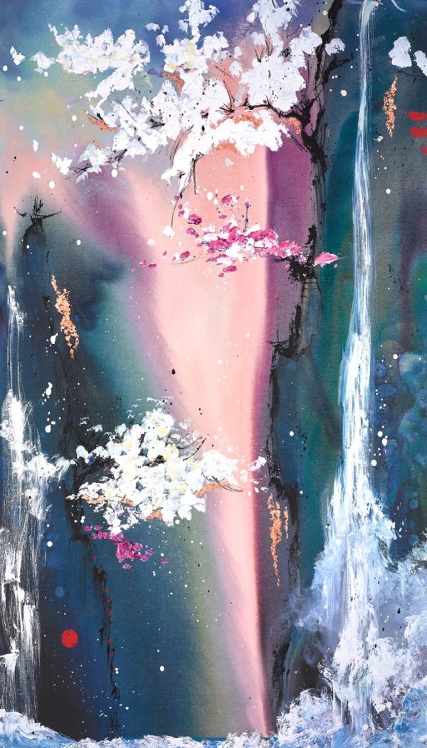 Visions of Eternity II Danielle O'Connor Akiyama framed in white