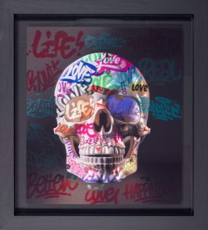 Dan Pearce Head Full of Dreams Lenticular skull