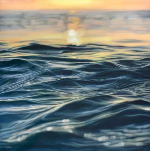 Michelle Lucking, Sanctuary, limited edition, seascape with sunlight