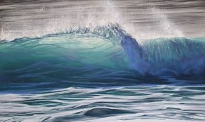 Michelle Lucking, Divine Savage I, limited edition, waves crashing