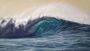 Michelle Lucking, Divine Savage II, limited edition, waves crashing