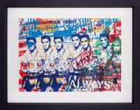 Mr Brainwash Rock & Roll limited edition in black frame. Elvis Presley