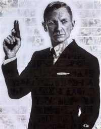Bond Daniel Craig 007 original by Pete Humphreys