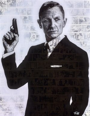 Bond Daniel Craig 007 original by Pete Humphreys
