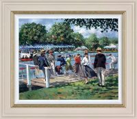 Sherree Valentine Daines Riverside Regatta limited edition. Social gathering by the river
