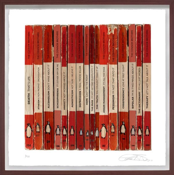The Connor Brothers It's All Just Words limited edition piece - satirical books