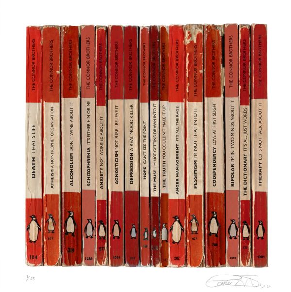 The Connor Brothers It's All Just Words limited edition piece - satirical books