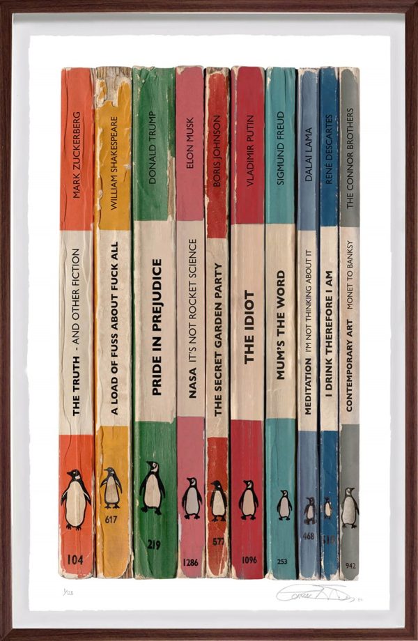 The Connor Brothers - The Truth and Other Fiction. Satirical Books in frame
