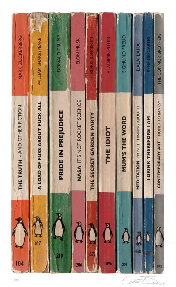 The Connor Brothers - The Truth and Other Fiction. Satirical Books in frame