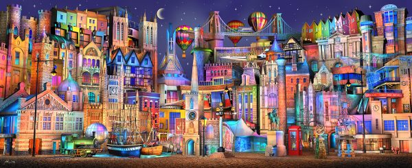 Keith Drury Bristol Row limited edition cityscape