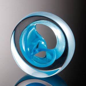 Richard Glass Twist sculpture