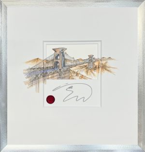 Edward Waite Our Bridge Clifton Suspension Bridge original study