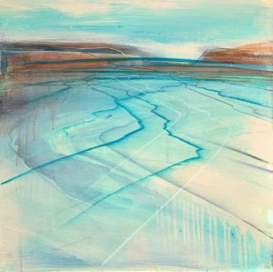 Ian H Watkins A Return to Love. original landscape seascape on box canvas