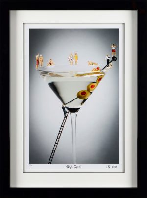 Mr Kuu High Spirits LKUU049 framed