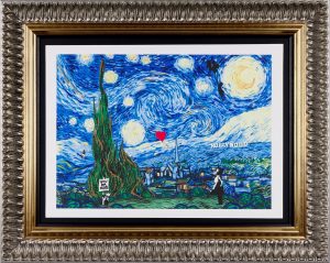 ART00244881 MR Brainwash Starry Nights, Hollywood framed