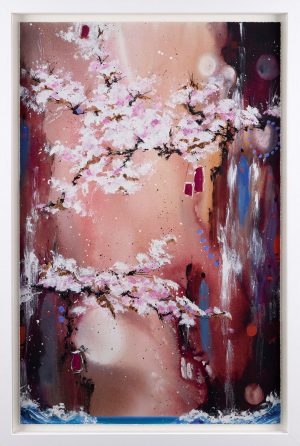Danielle O'Connor Akiyama Blossom Moon framed ZAYK131