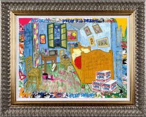 Mr Brainwash original -once upon a dream homage to Van Gogh