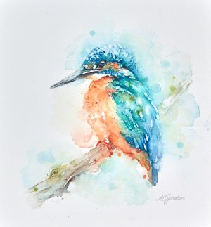 Amanda Gordon original River King Kingfisher