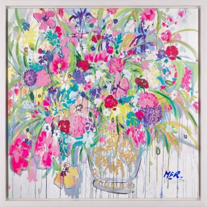 Michael Rumsby The Joy of Giving. flowers in a vase