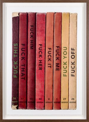 The Connor Brothers Fuck off vintage books with fuck references