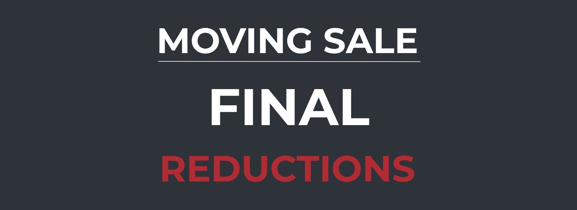 MOVING SALE D