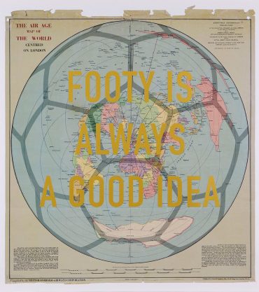 Footy is always a good idea unframed